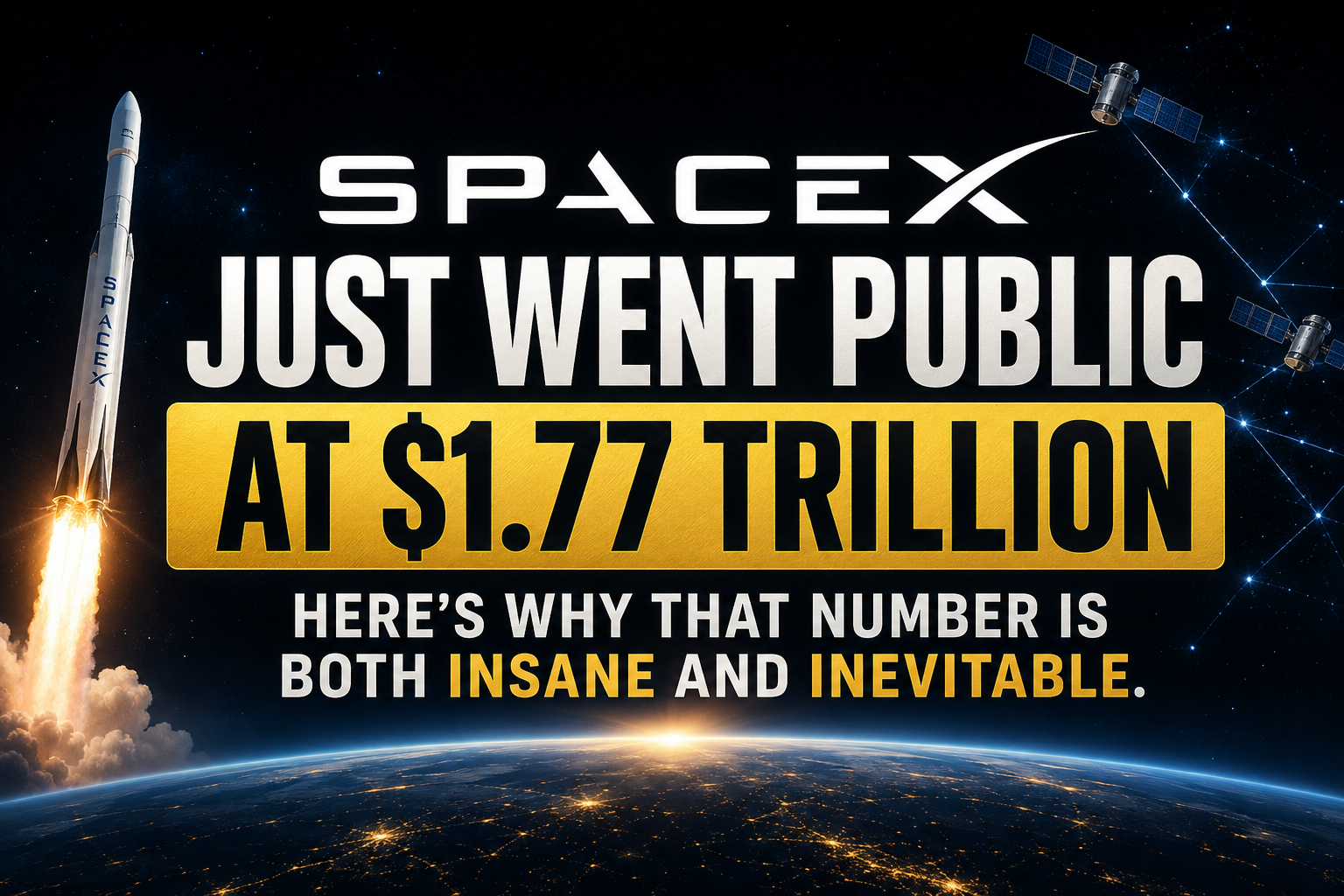 SpaceX Went Public. The Tech Industry Missed the Point.