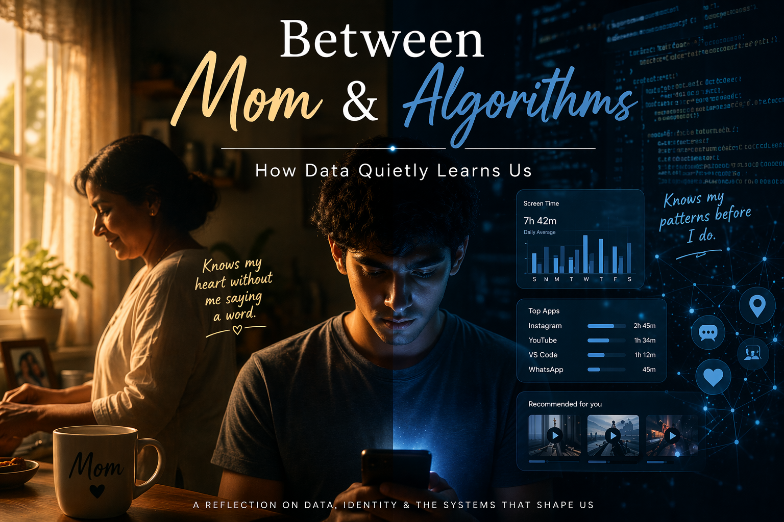 Between Mom and Algorithms: How Data Quietly Learns Us