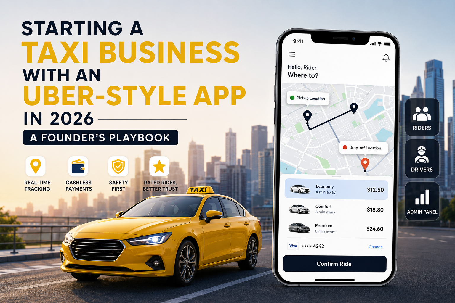 Starting a Taxi Business with an Uber-Style App in 2026