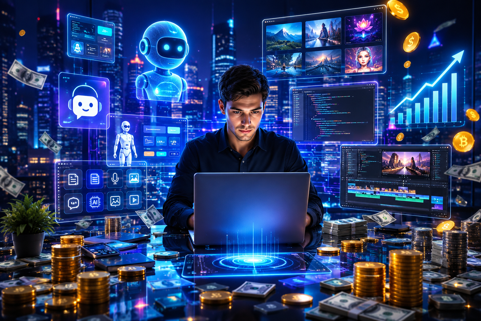 10 Ways to Make Money Using AI Tools in 2026