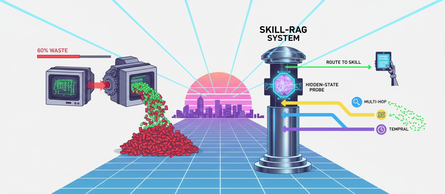 Most RAG Systems Waste 60% of Their Retrieval Calls. Skill-RAG Fixes That.