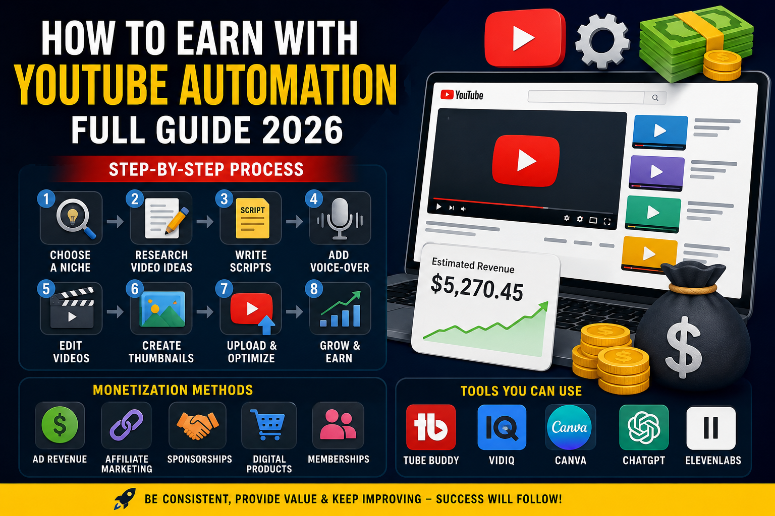 How to Earn with YouTube Automation in 2026: Complete Beginner’s Guide How to Earn with YouTube Automation in 2026: Complete Beginner’s Guide