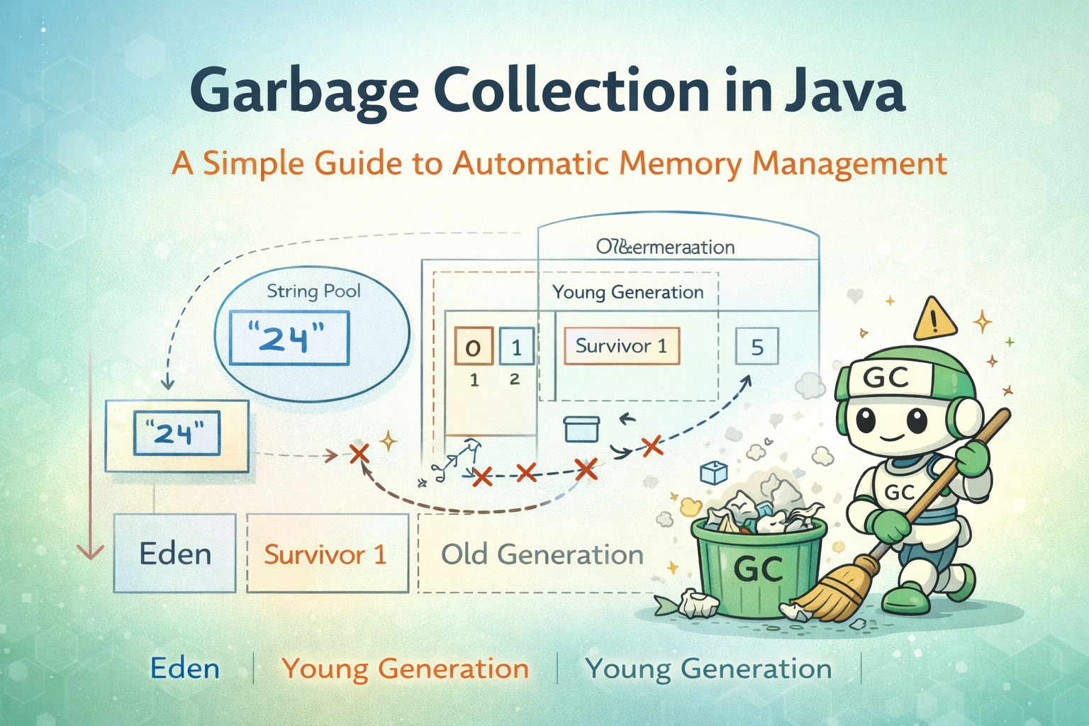 The Java + Spring Boot Blueprint (Blog 12— Garbage Collection in Java (How JVM Automatically Cleans…