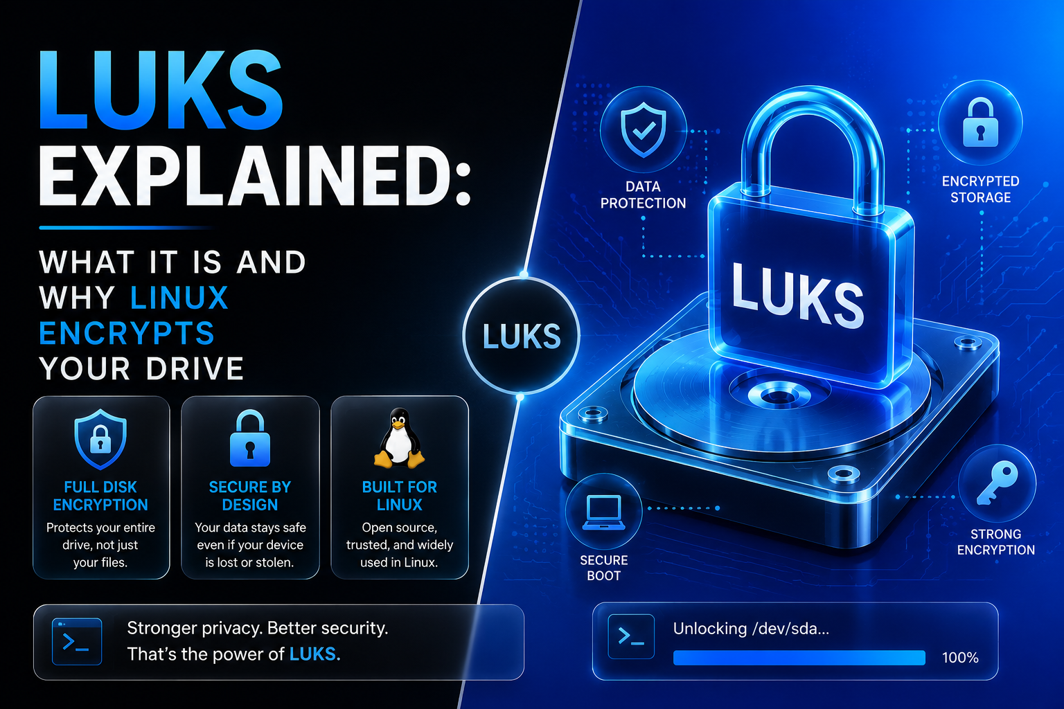 Linux “LUKS” Explained: What It Is and Why Linux Encrypts Your Drive