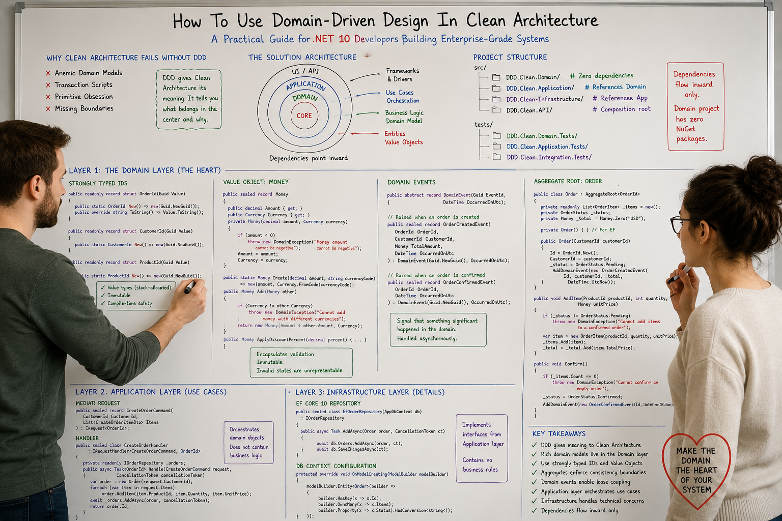 How To Use Domain-Driven Design In Clean Architecture