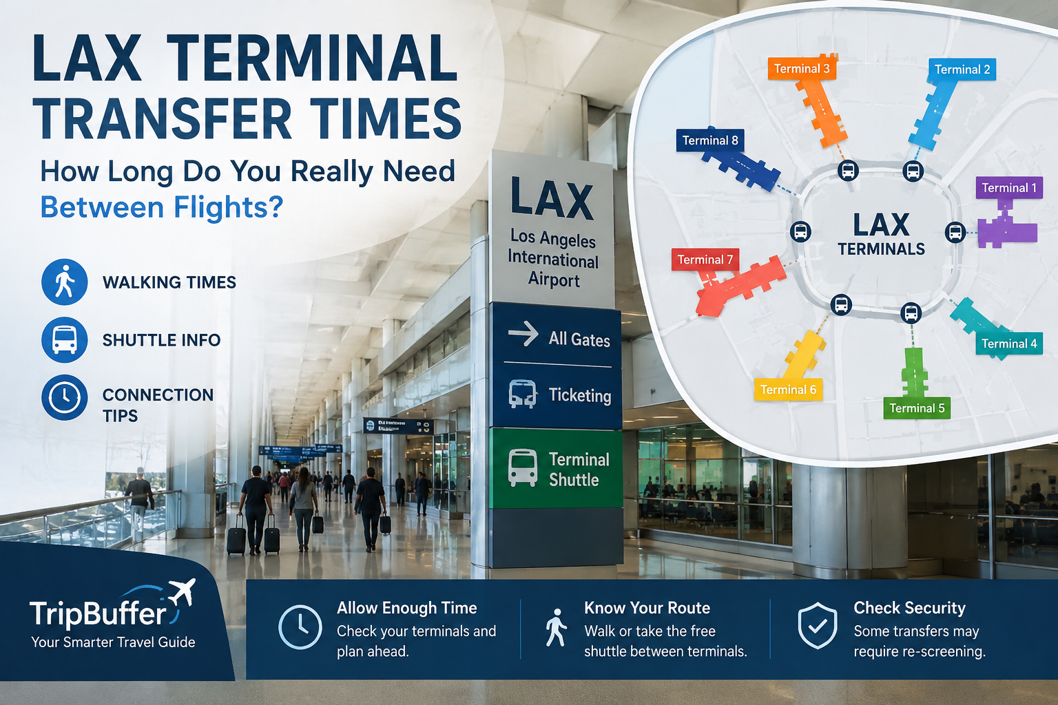 LAX Terminal Transfer Times: How Long Do You Really Need Between Fligh