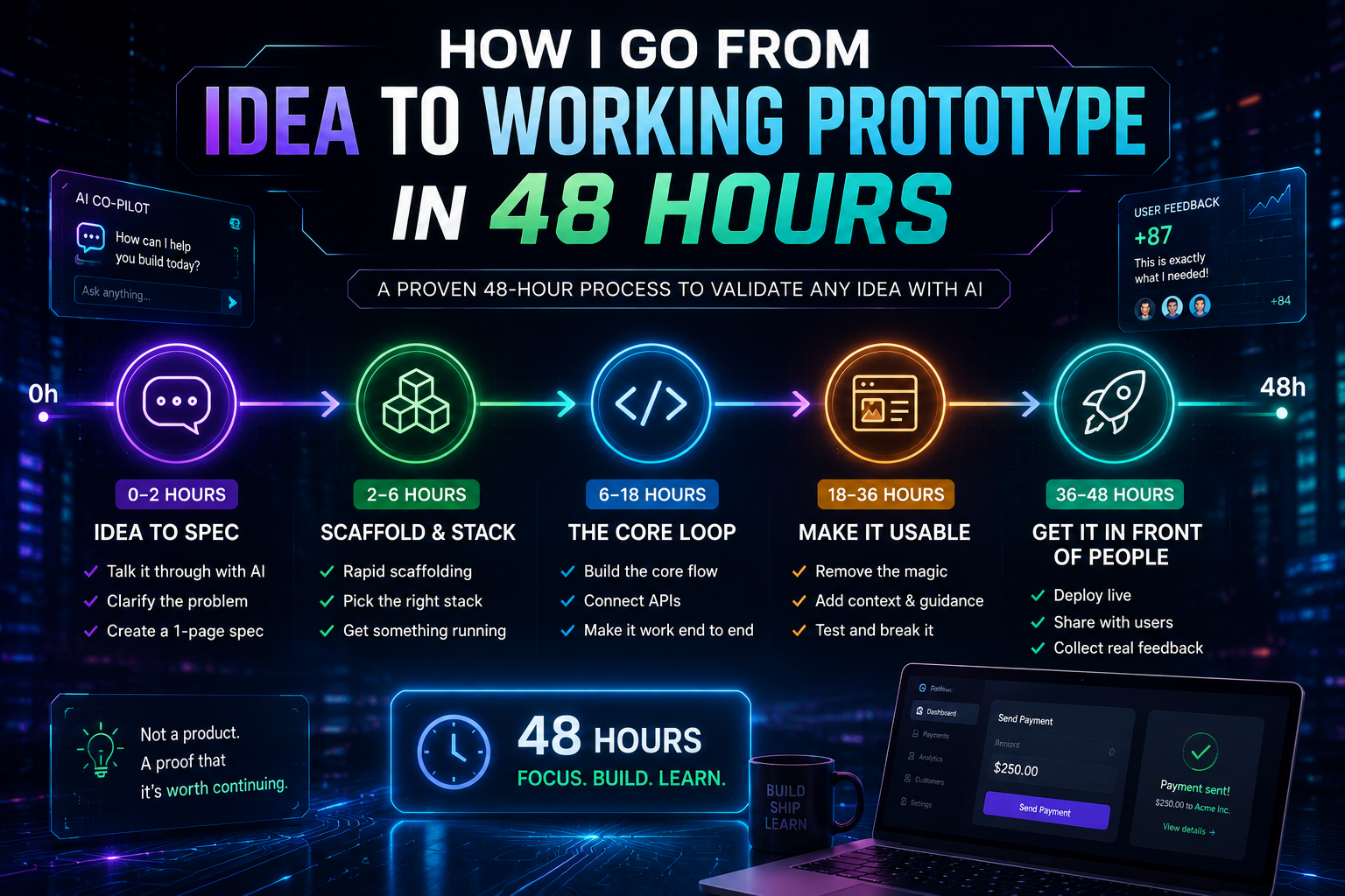 How I Go From Idea to Working Prototype in 48 Hours Using AI