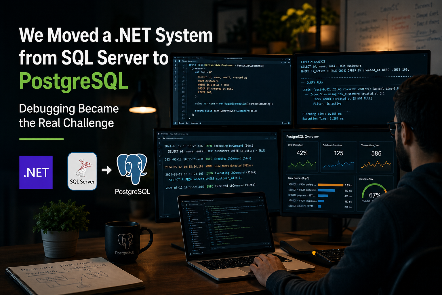 We Moved from SQL Server to PostgreSQL in a .NET