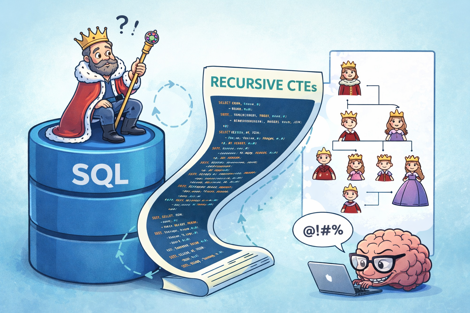 Recursive CTEs in SQL – Explained with Practical Examples