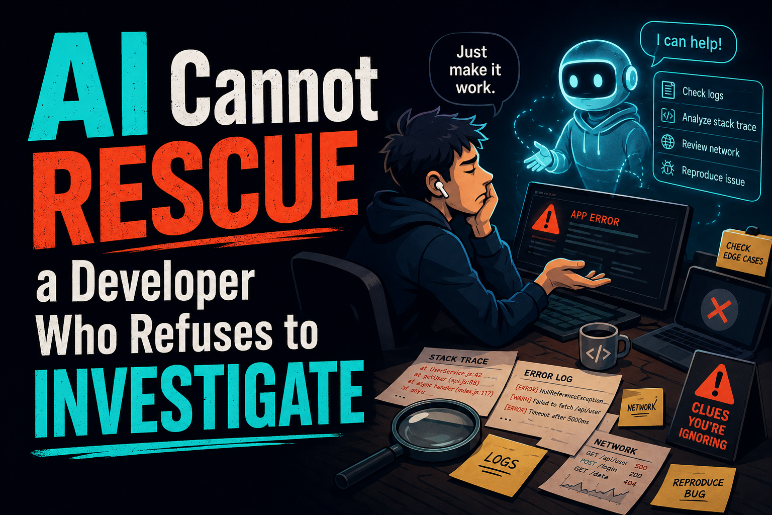 AI Cannot Rescue a Developer Who Refuses to Investigate