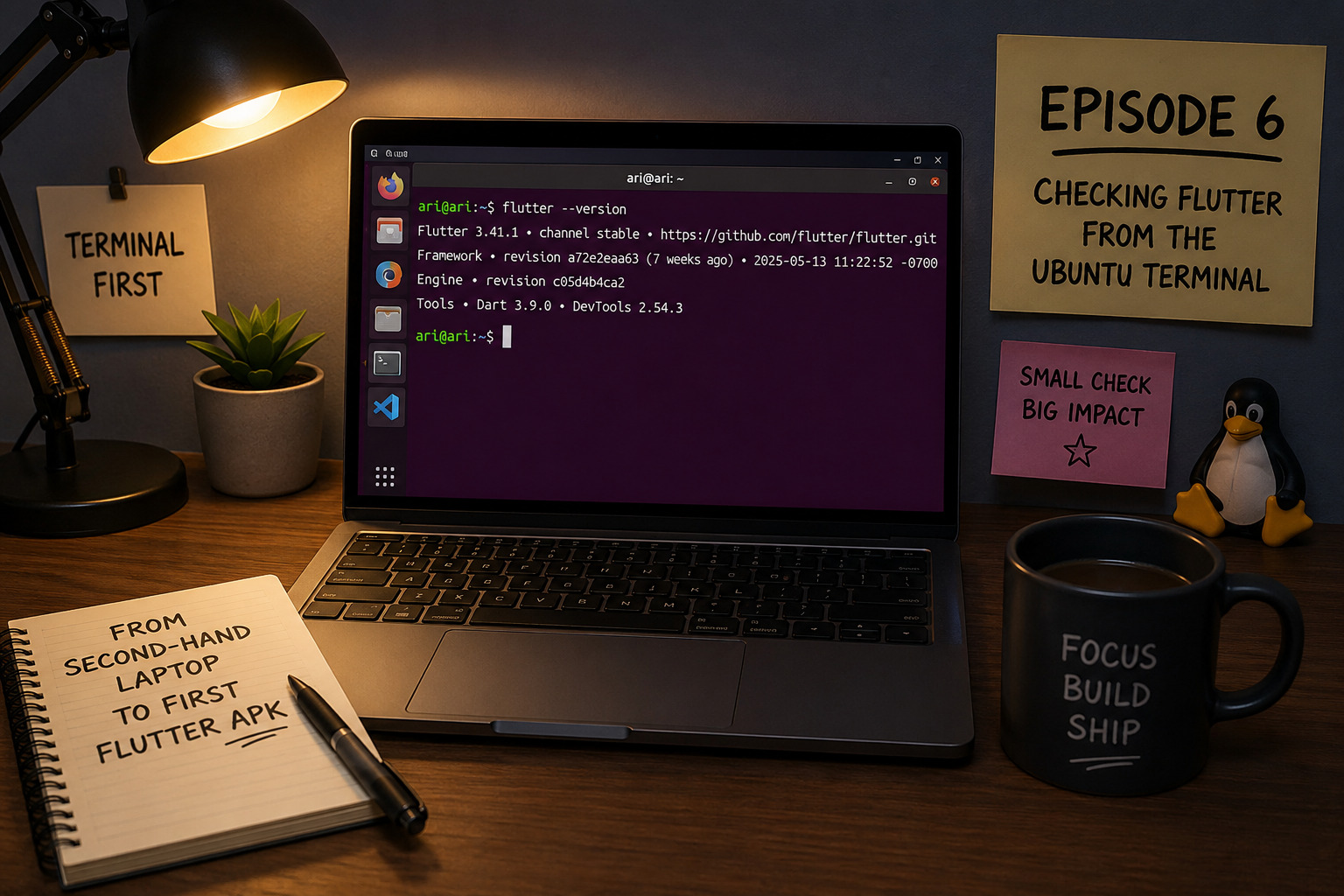 Checking Flutter From the Ubuntu Terminal