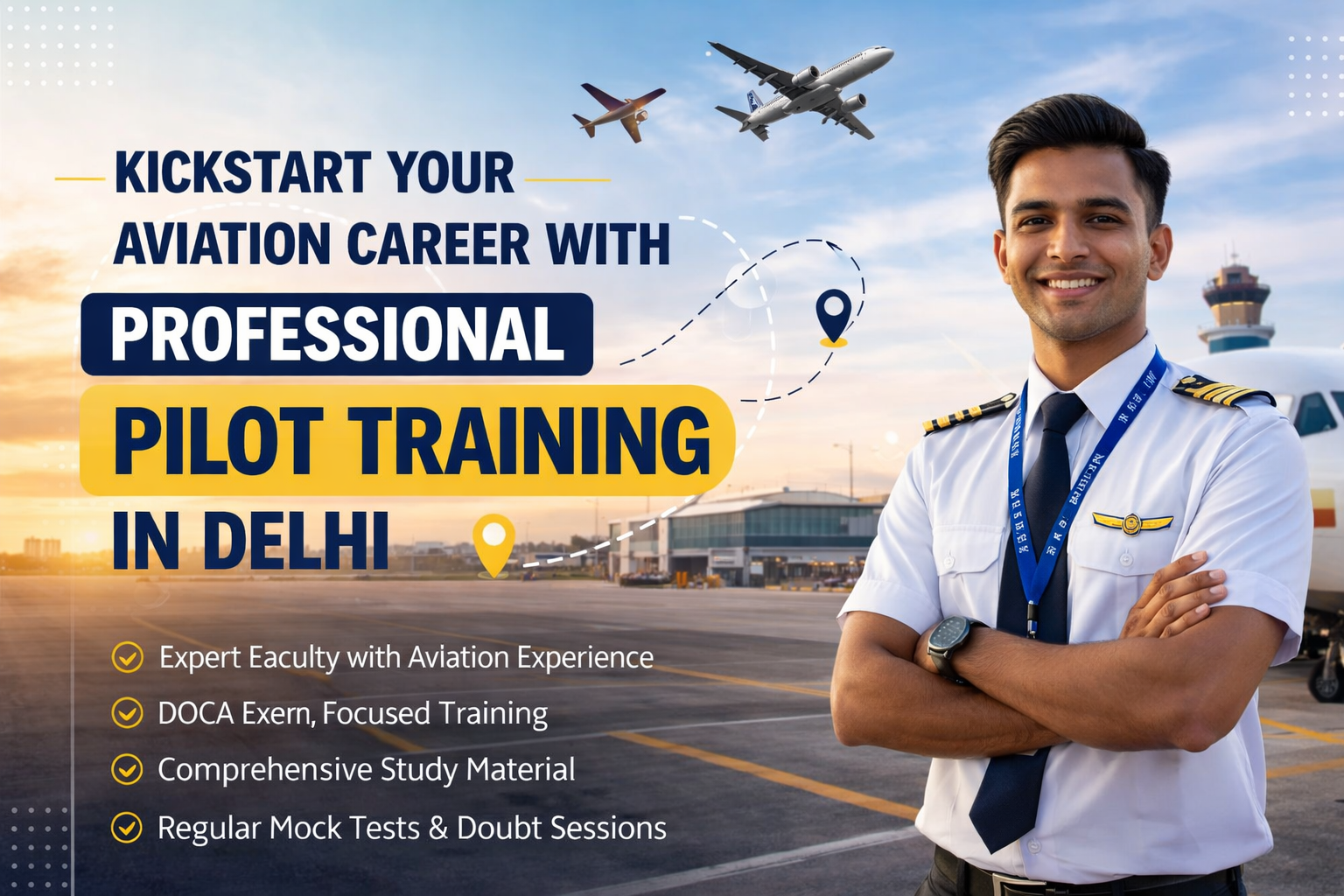 Achieve Your Pilot Dream with Professional Training in Delhi | CEA Avi Achieve Your Pilot Dream with Professional Training in Delhi | CEA Avi