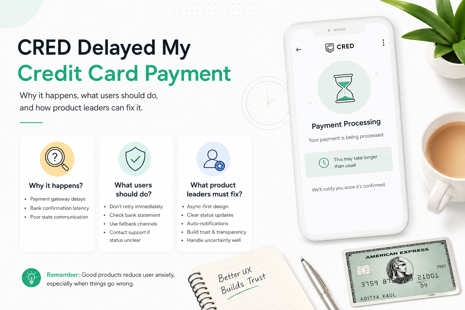 Credit Card Bill Payment Failed on CRED? Here’s What Went Wrong & How Product Leaders Should Fix It