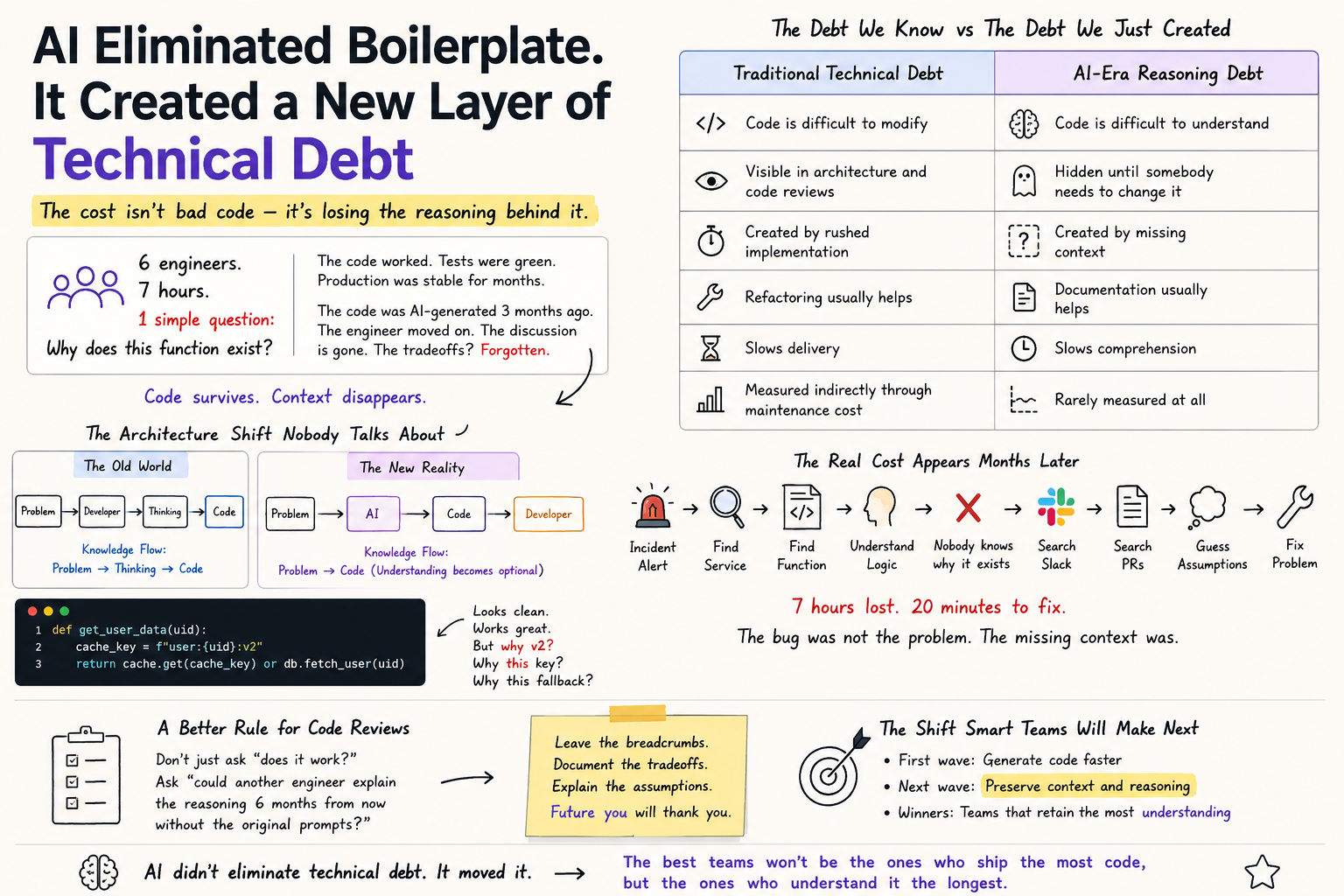 AI Eliminated Boilerplate. It Created a New Layer of Technical Debt