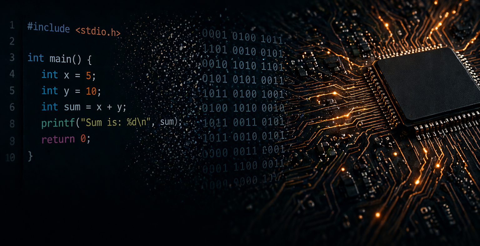 How Your Program Actually Runs: From C to CPU