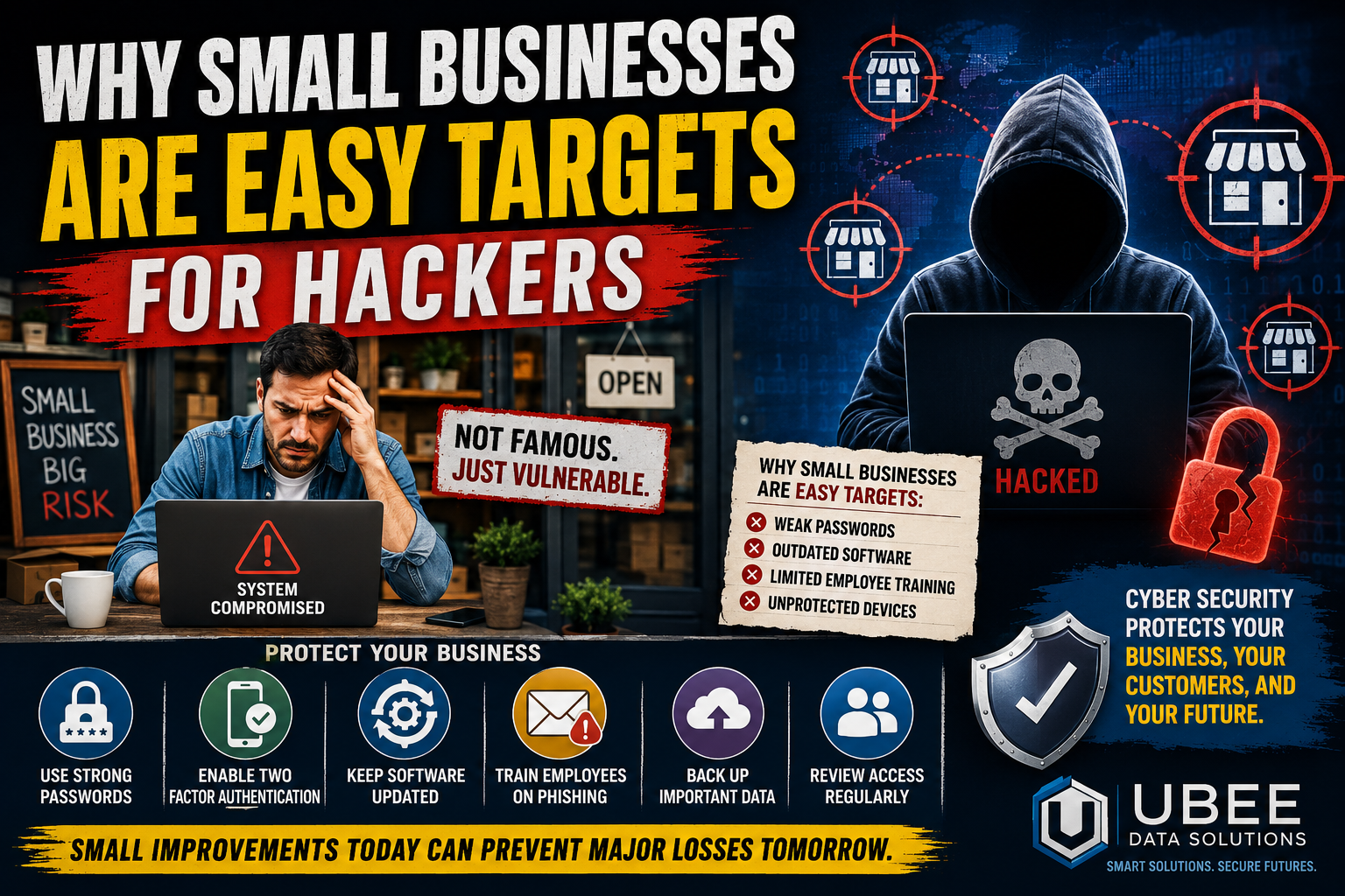 Why Small Businesses Are Easy Targets for Hackers