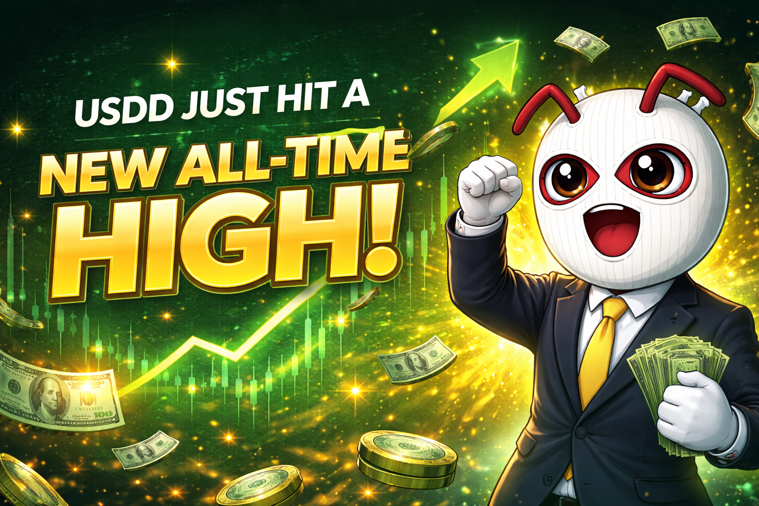 USDD just hit a new all-time high