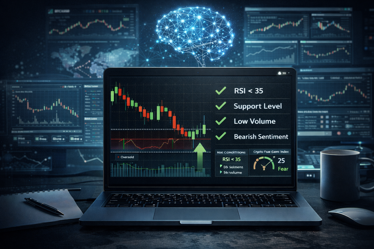 Using AI for Crypto Dip Buying and Mean Reversion Trading