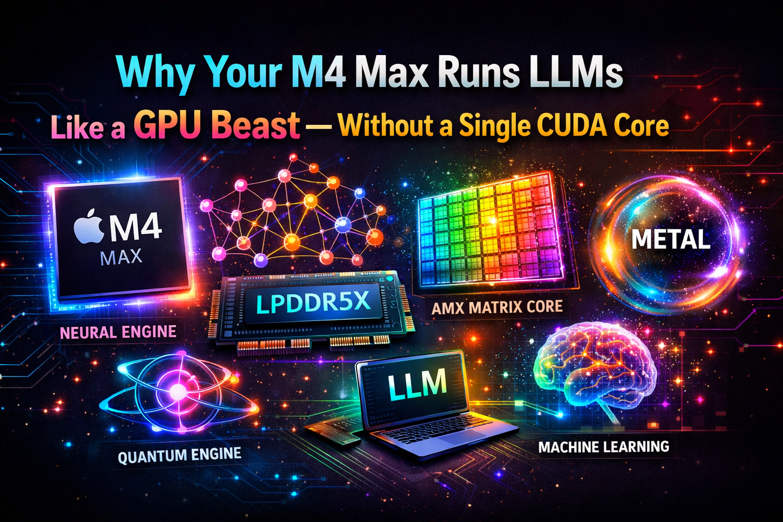 Why Your M4 Max Runs LLMs Like a GPU Beast — Without a Single CUDA Core