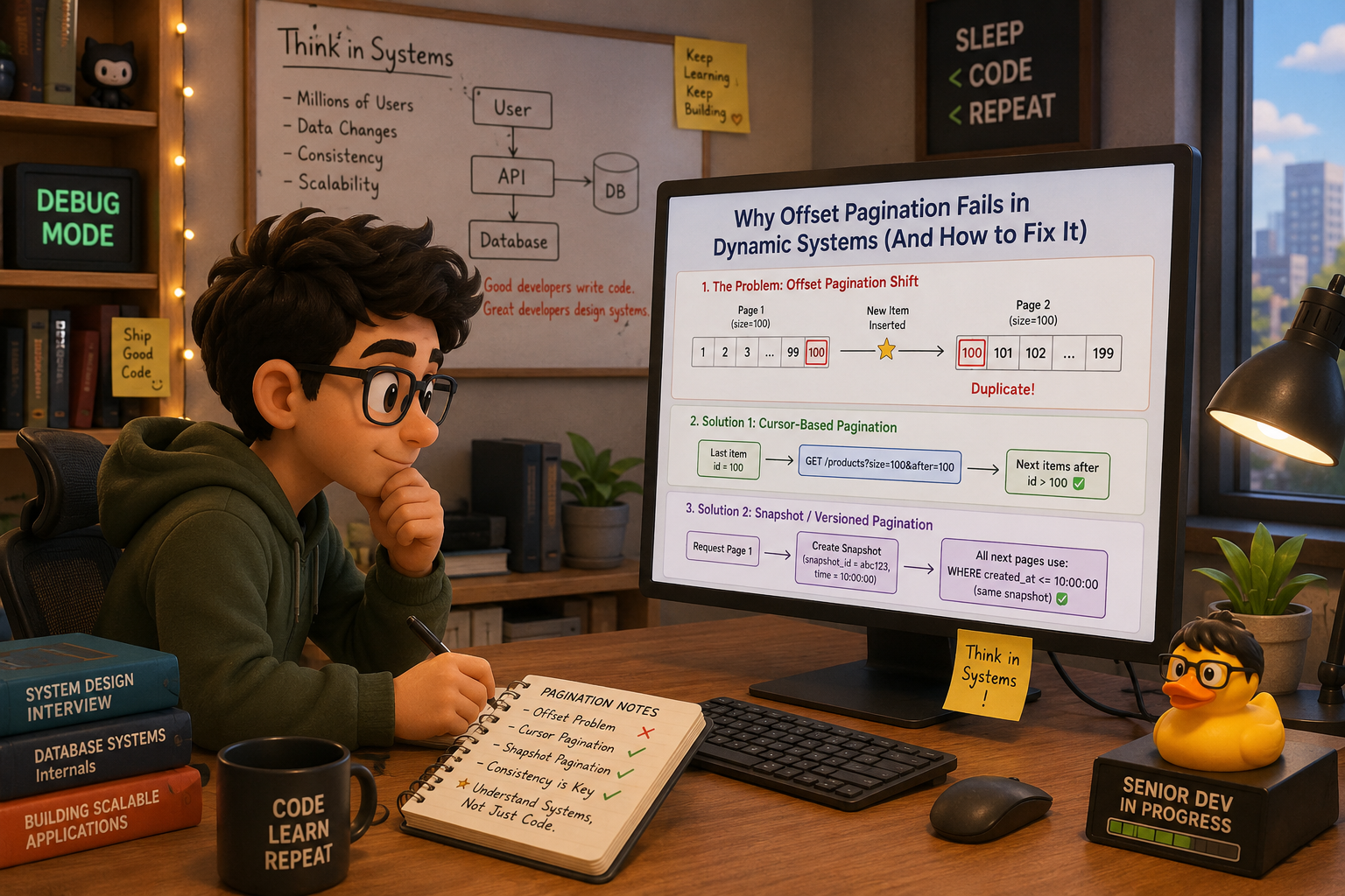 Backend Interview Question: Why Offset Pagination Breaks in Production Systems (And How Top…