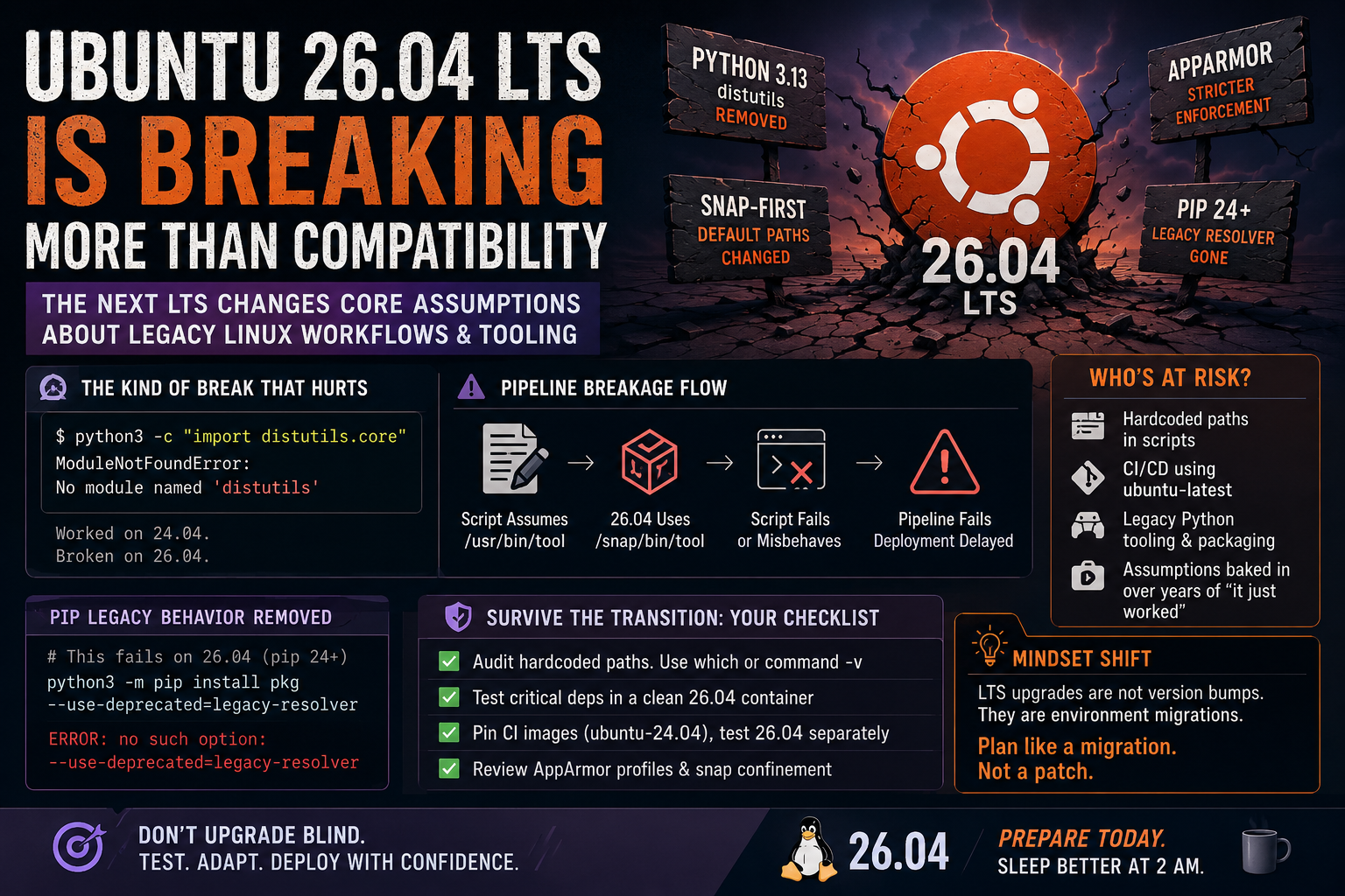 Ubuntu 26.04 LTS Is Breaking More Than Compatibility