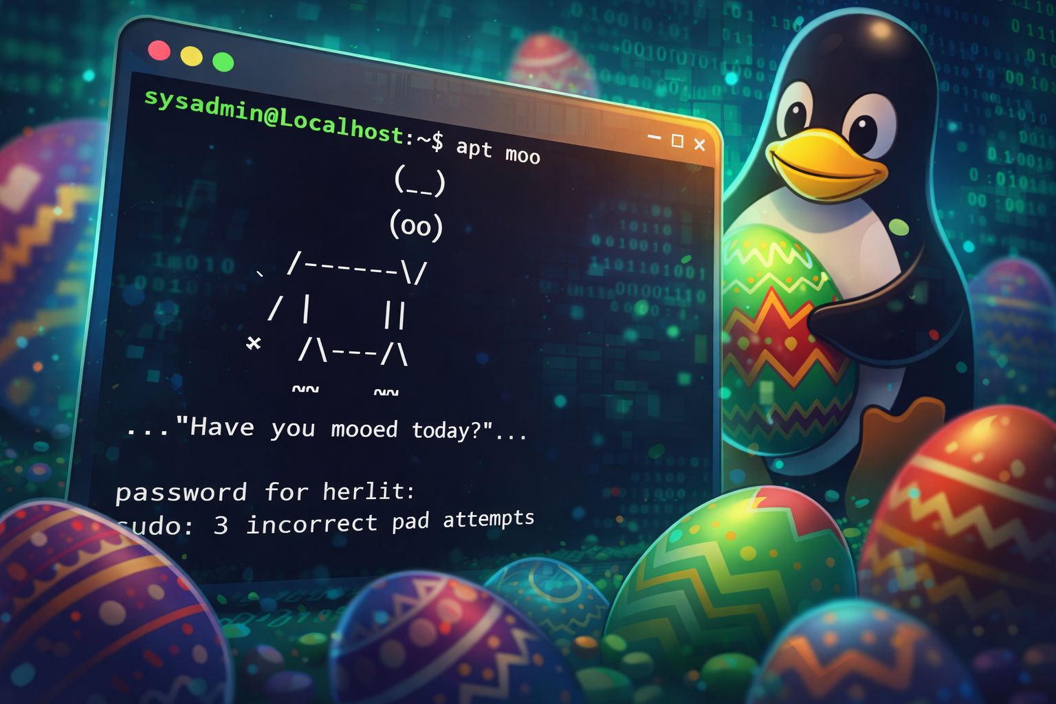 Discovering Hidden Easter Eggs in Linux Package Managers