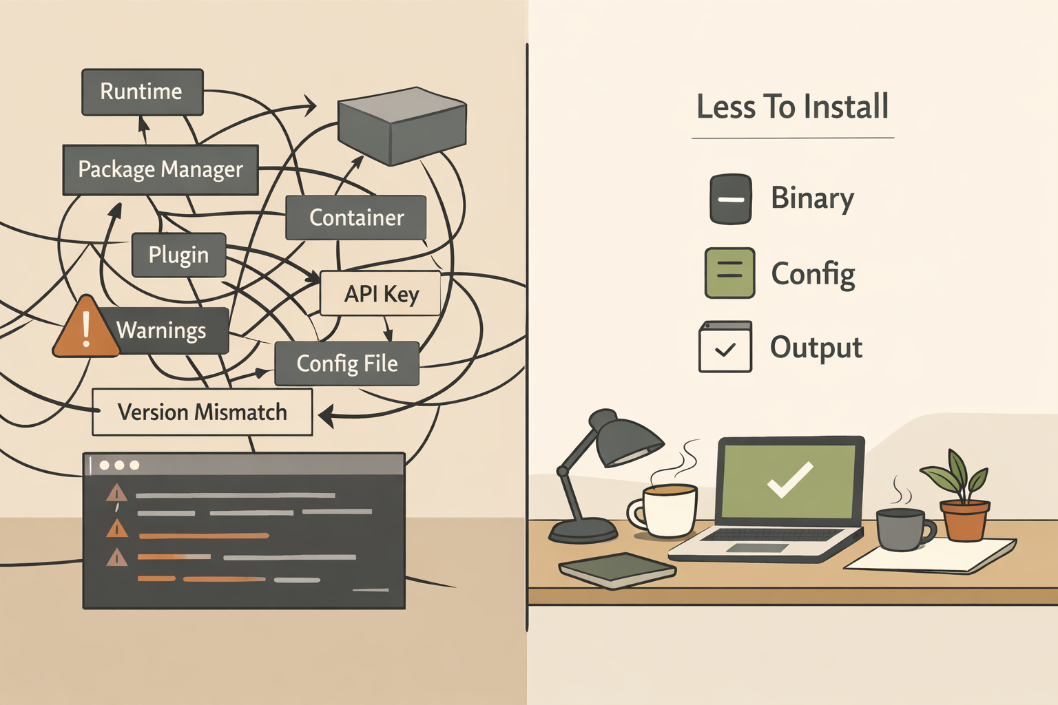 Zero Dependency Is the New Luxury in Developer Tools