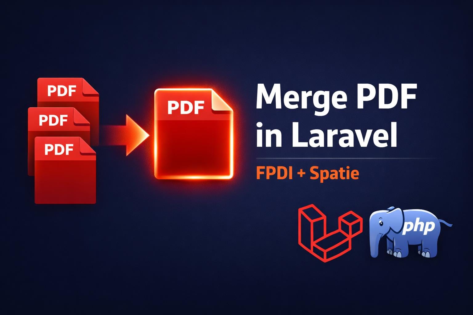 How to Merge Multiple PDFs into One File in Laravel