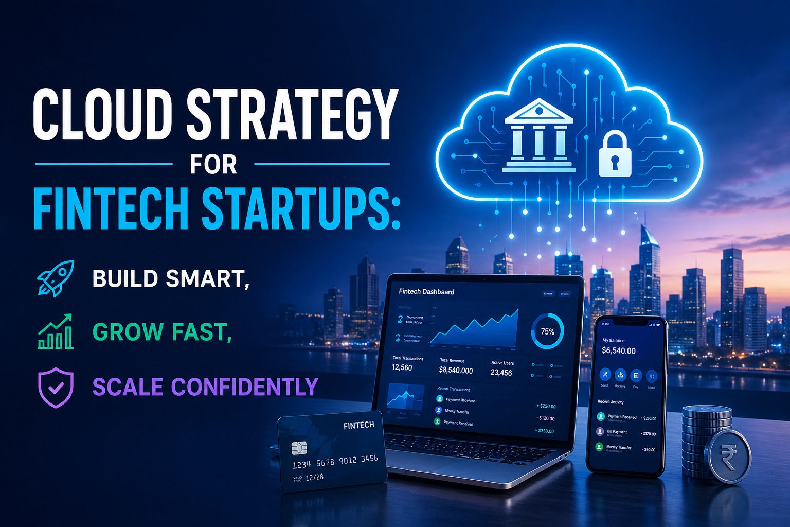 Cloud Strategy for Fintech Startups: Build Smart, Grow Fast, Scale Confidently