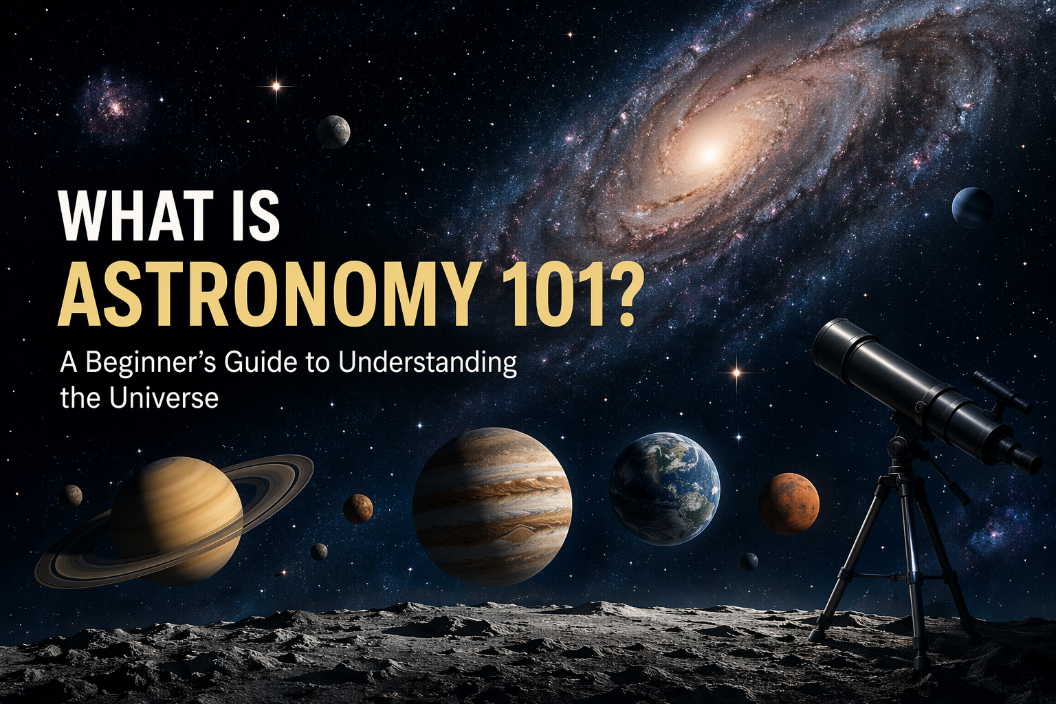 What is Astronomy 101- A Beginner’s Guide to Understanding the Univers