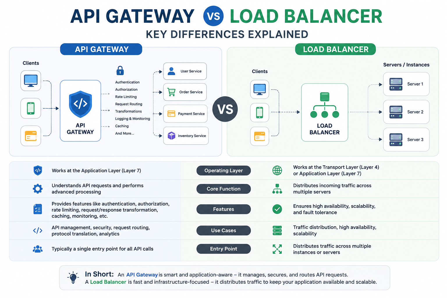 API Gateway vs Load Balancer: Key Differences Explained