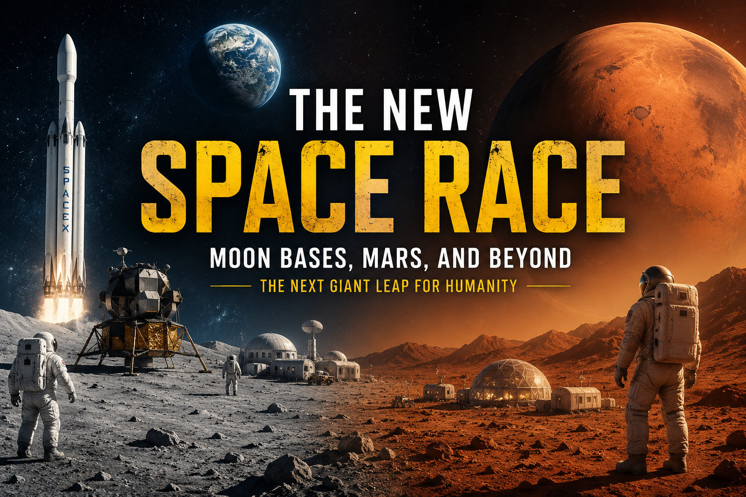 The New Space Race: Moon Bases Mars and Beyond The New Space Race: Moon Bases Mars and Beyond