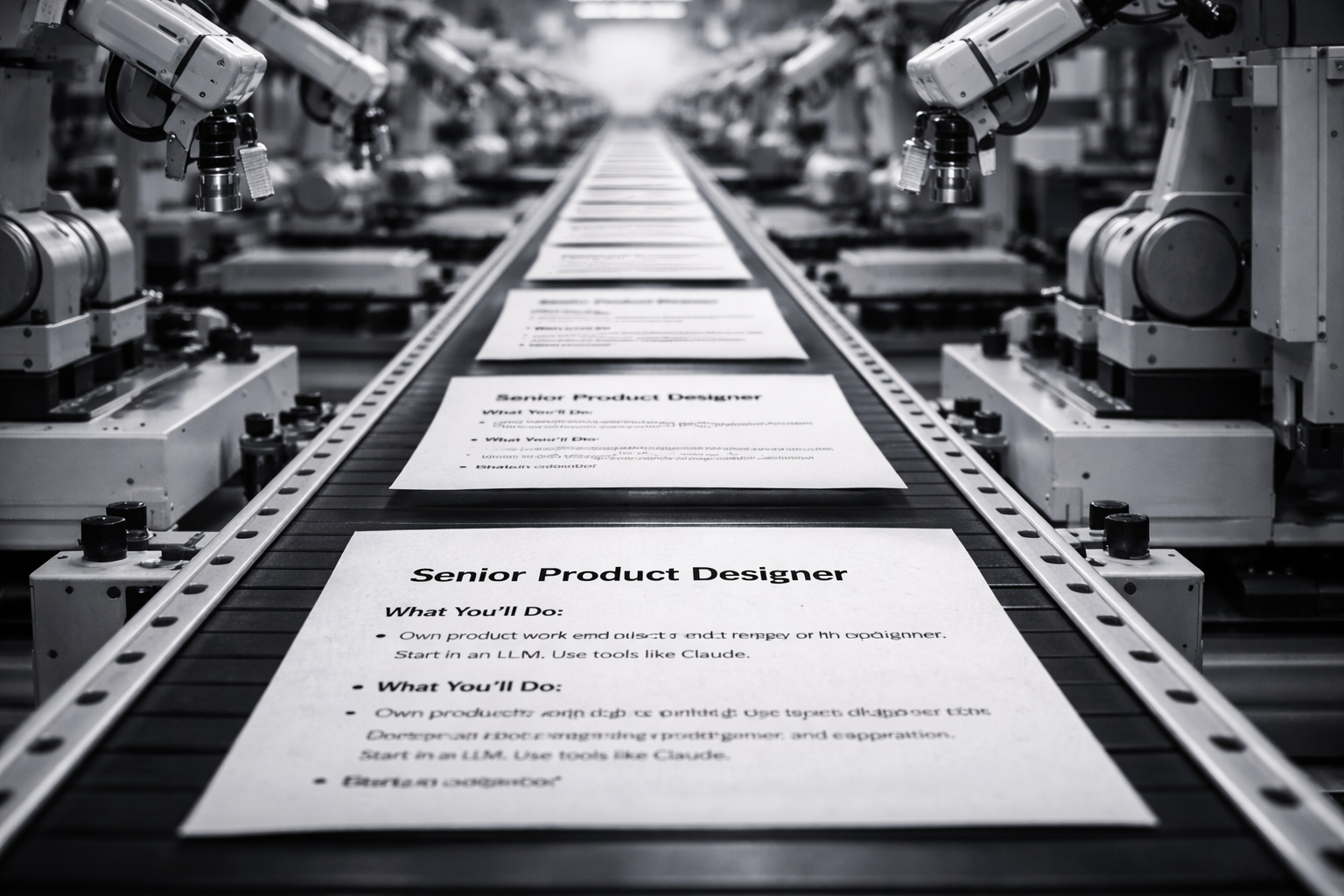 Since when did design become just production?