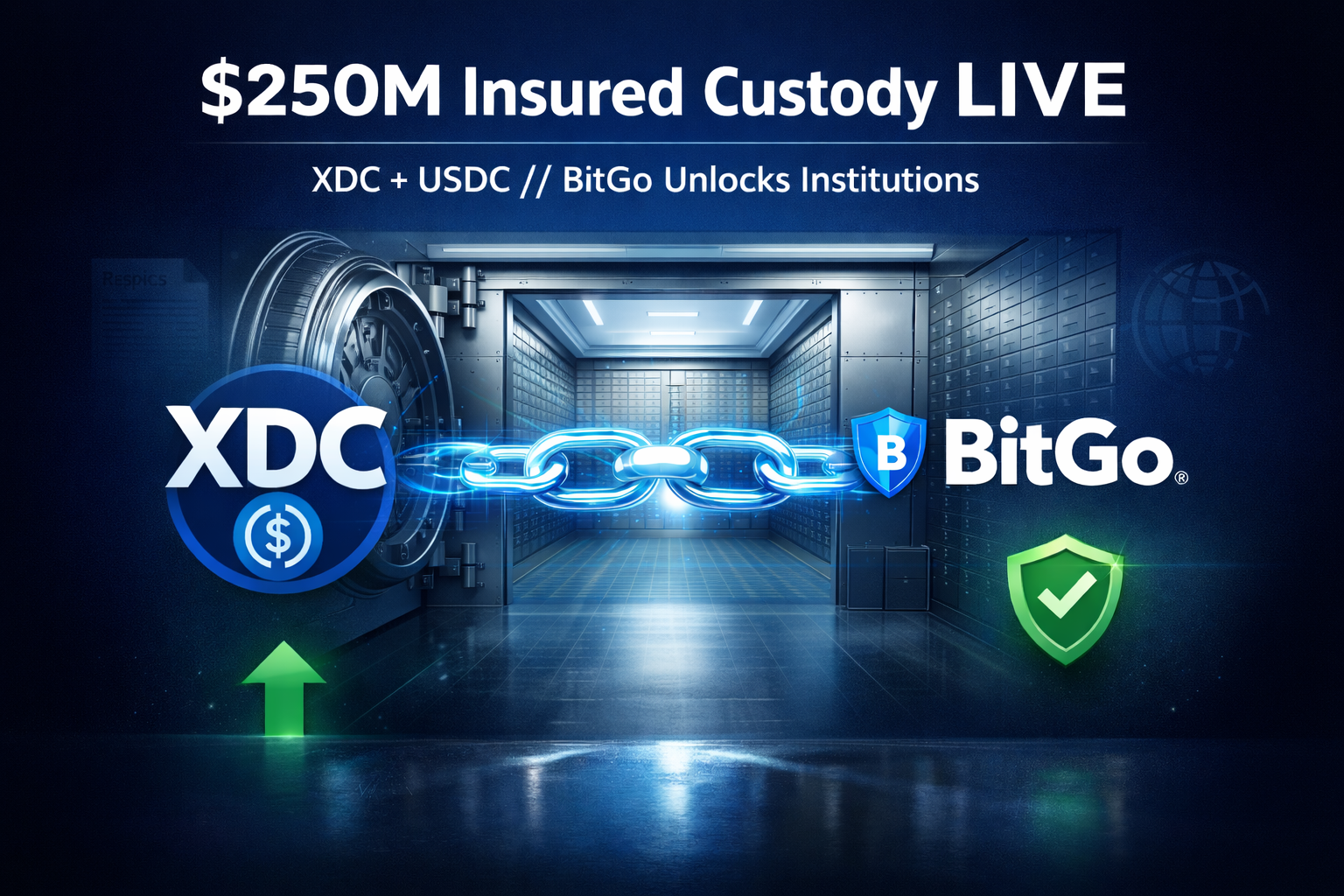 BitGo Custody Goes Live on XDC: Why Regulated Custody Was the Missing Piece