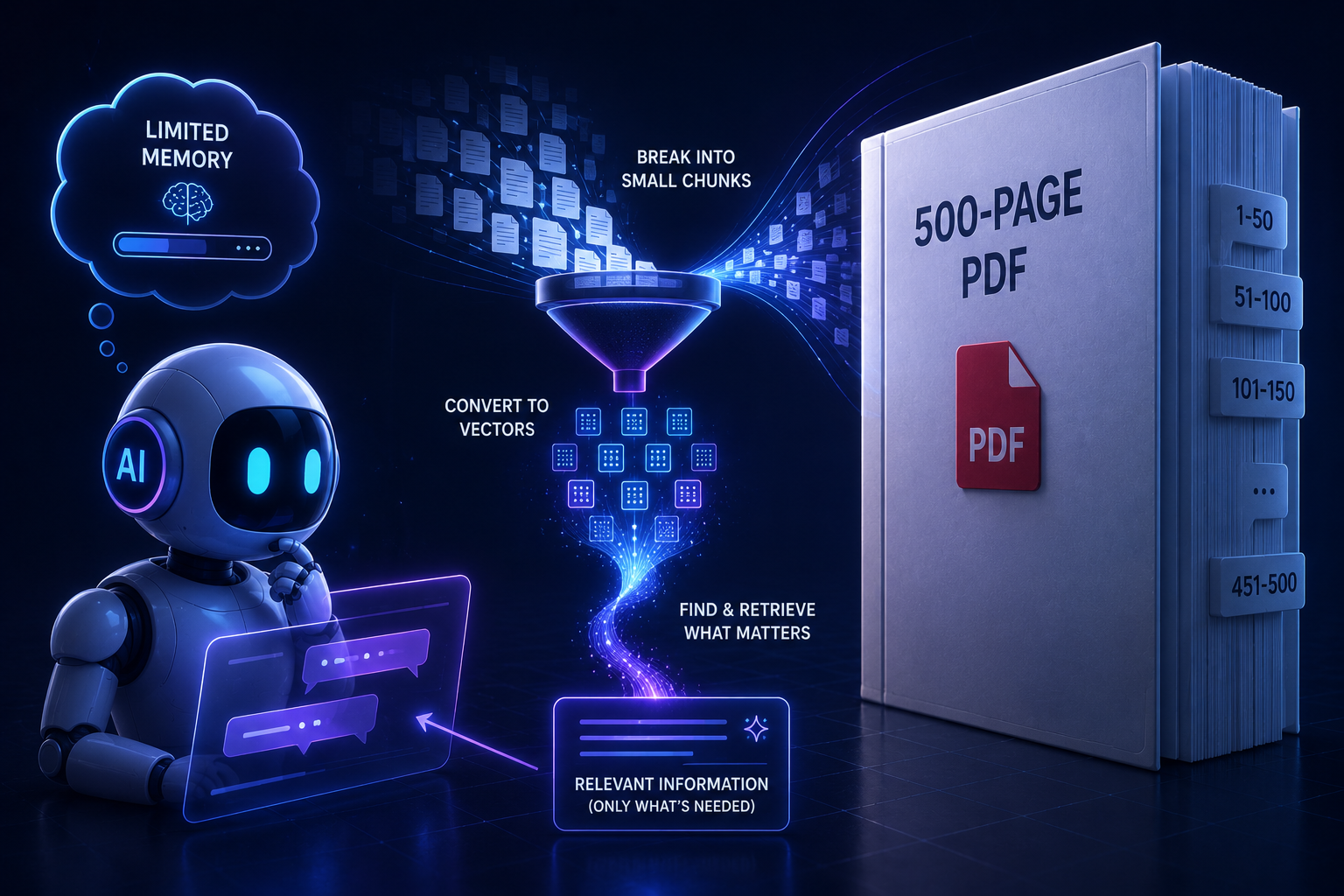 If AI Has a Limited Memory, How Can It Read a 500-Page PDF?