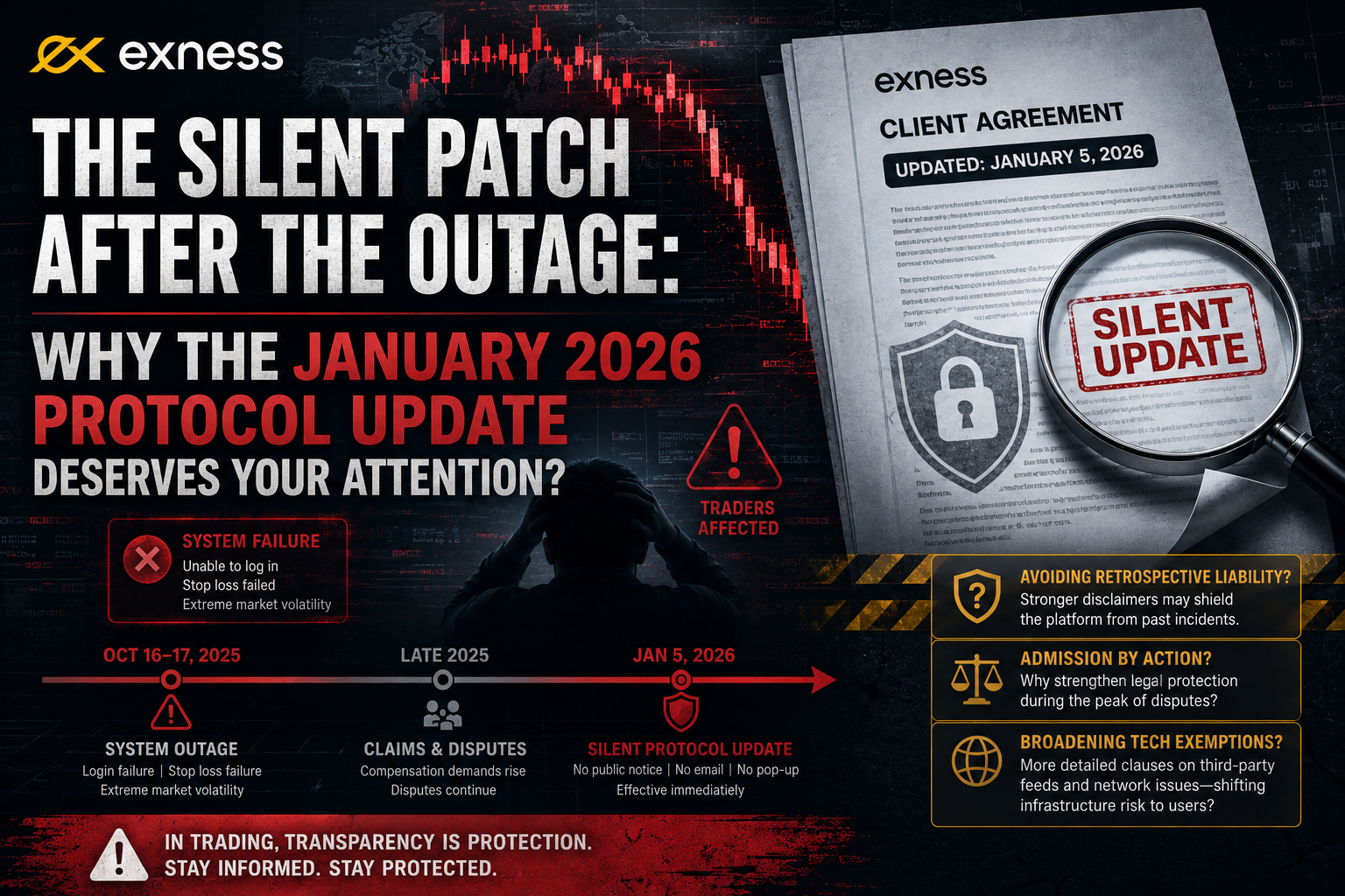 Exness’s Post-Outage Strategy: Why the Silent January 2026 Policy Update Matters