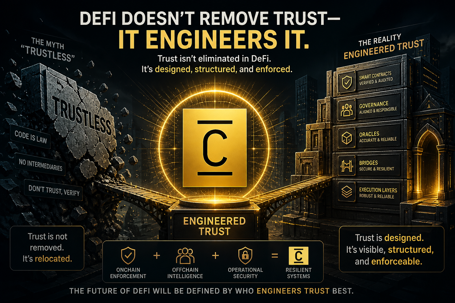 DeFi Doesn’t Remove Trust — It Engineers It