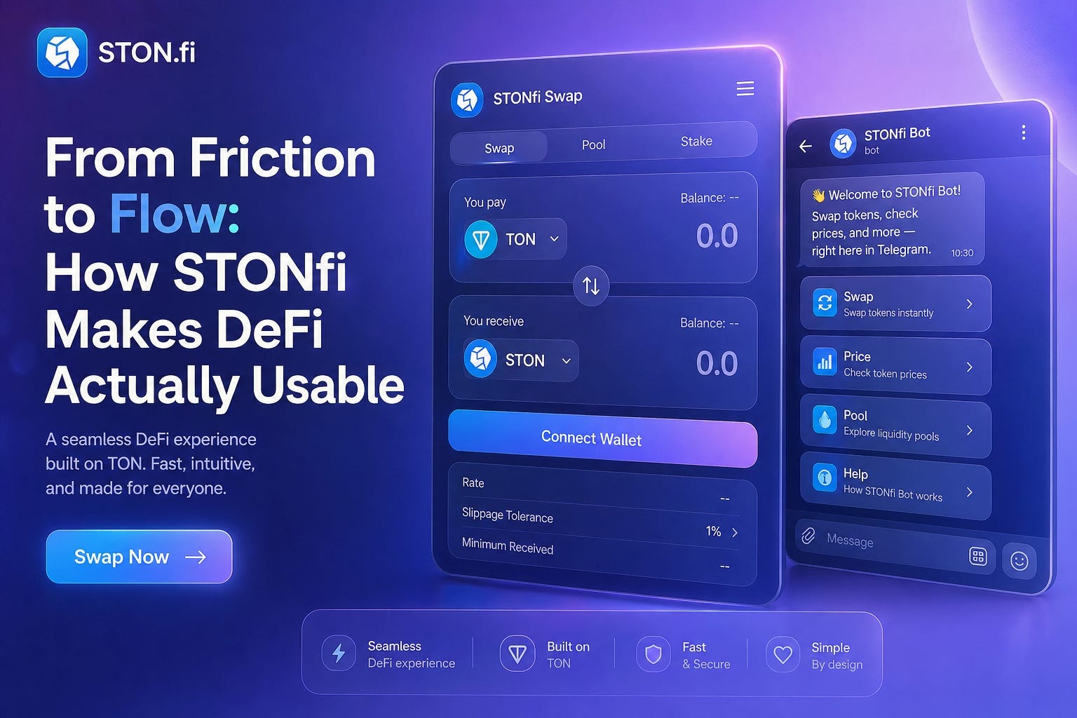 ‎Making DeFi Feel Native: How STON.fi Aligns with Real User Behavior on TON