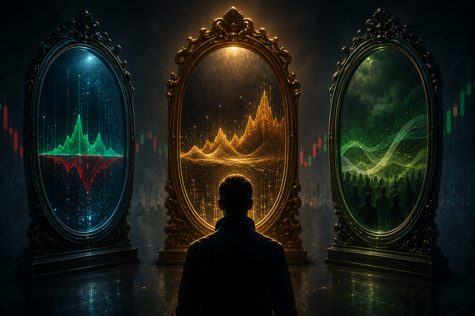 The Three Mirrors: How CVD, Open Interest, and Funding Rate Tell the Story the Candles Never Will