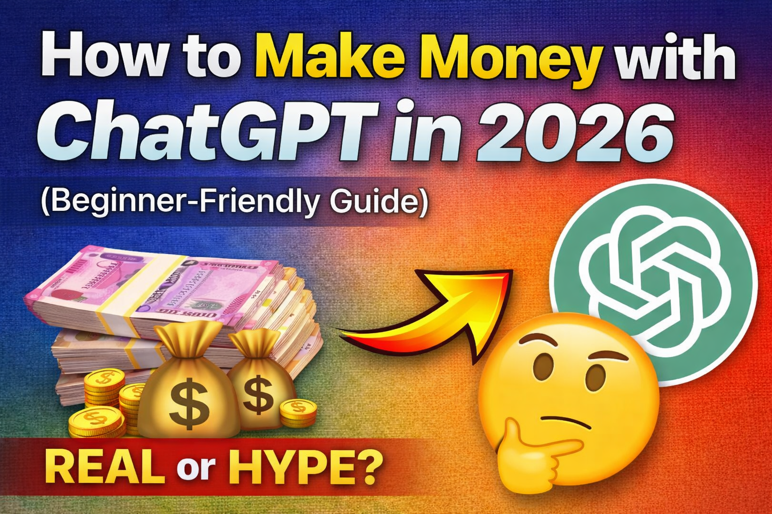 How to Make Money with ChatGPT in 2026 (A Real Beginner’s Guide)