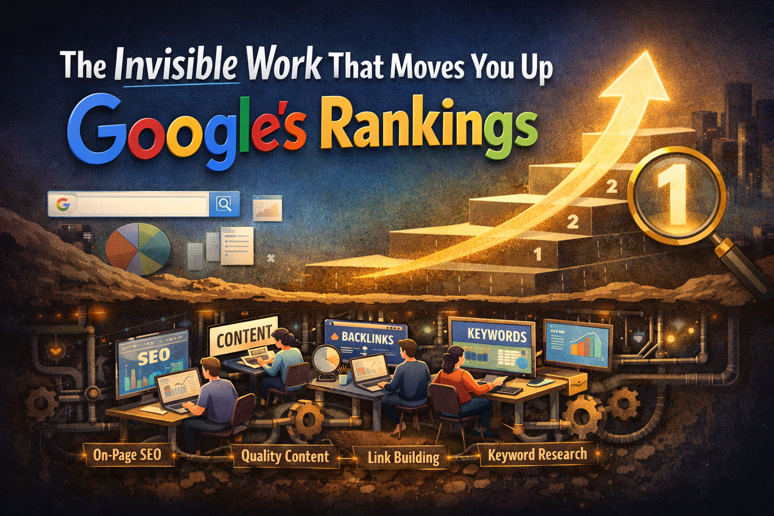 The Invisible Work That Moves You Up Google’s Rankings