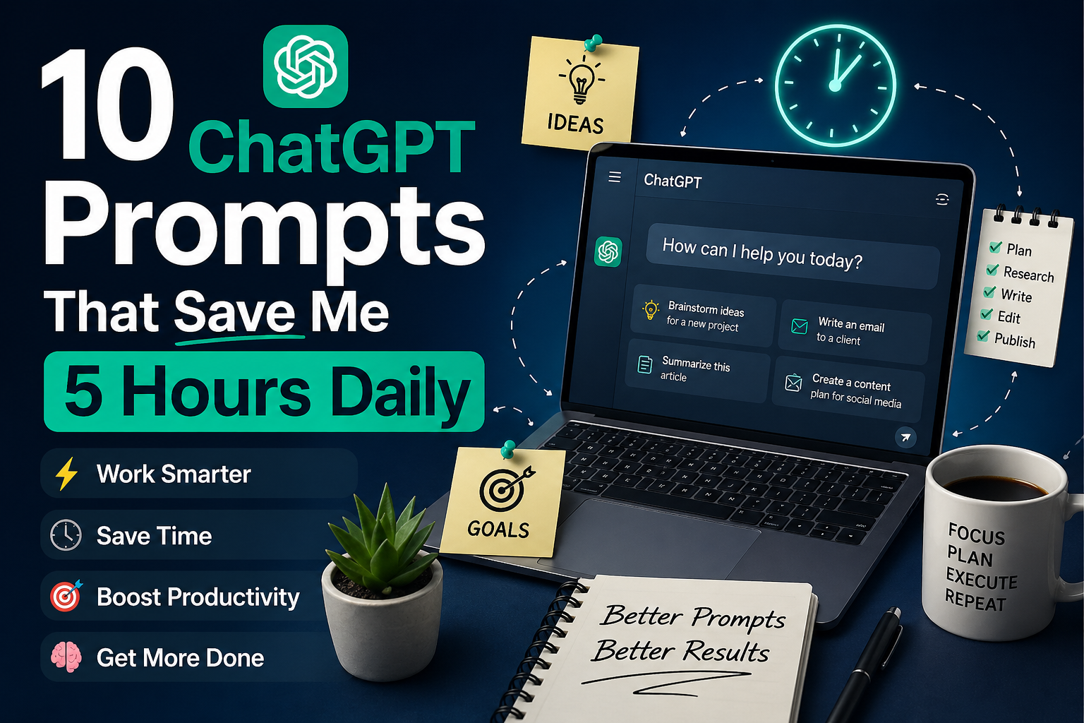 10 ChatGPT Prompts That Save Me 5 Hours Every Day