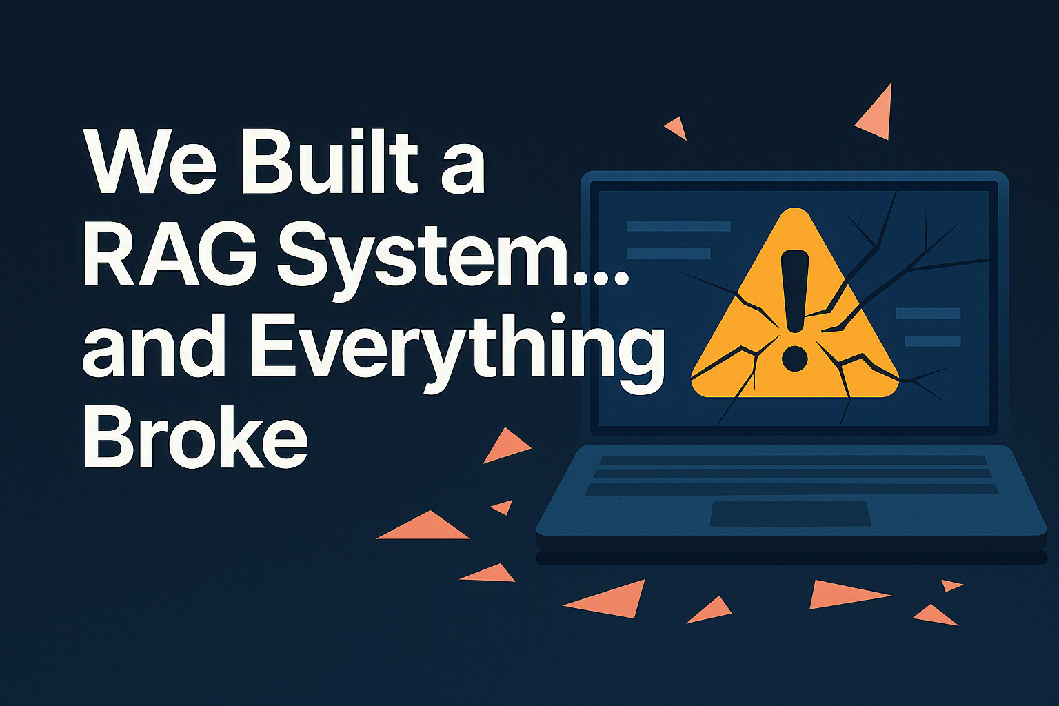 We Built a RAG System… and Everything Broke