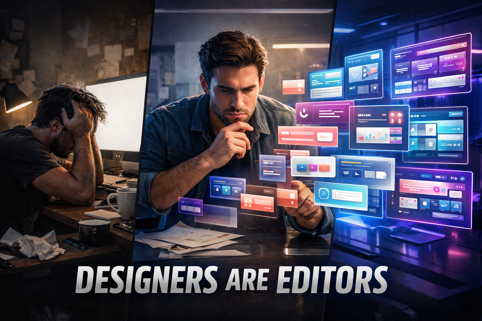 Why Designers Are Becoming Editors, Not Creators