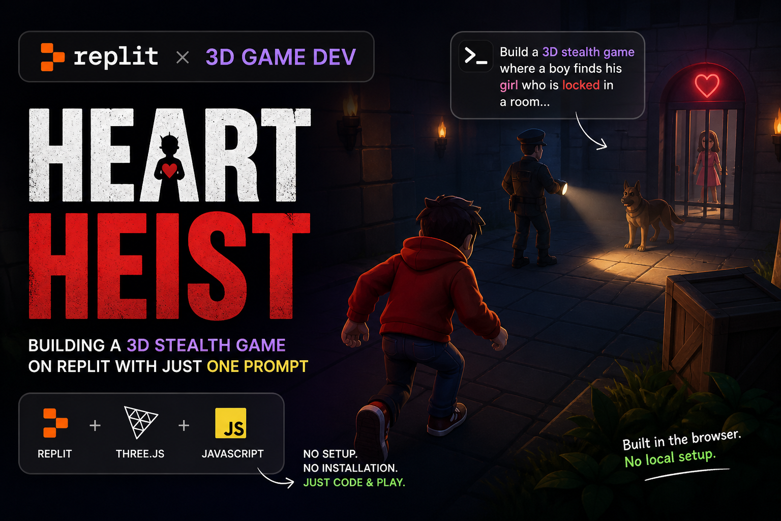How I Built My First 3D Game on Replit in 24 Hours?