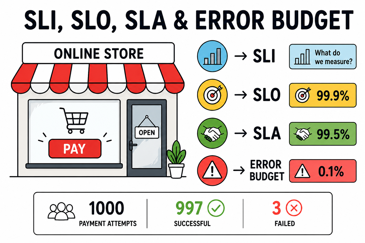 Your CPU Is at 95%. Should You Panic? Understanding SLI, SLO and Error Budgets