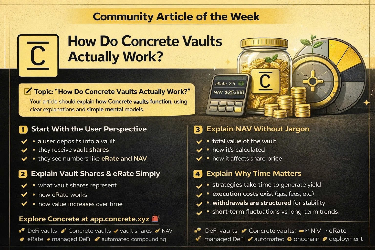 Everything You Need to Know About @Concrete_DeFi Vaults Before Starting