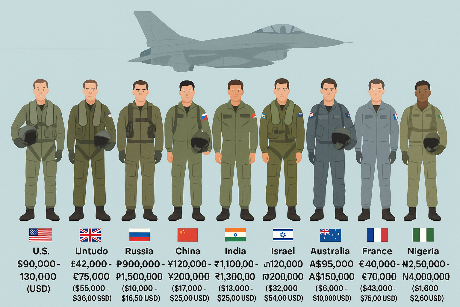 Fighter Jet Pilot Salaries Around the World: How Much Do These Elite A
