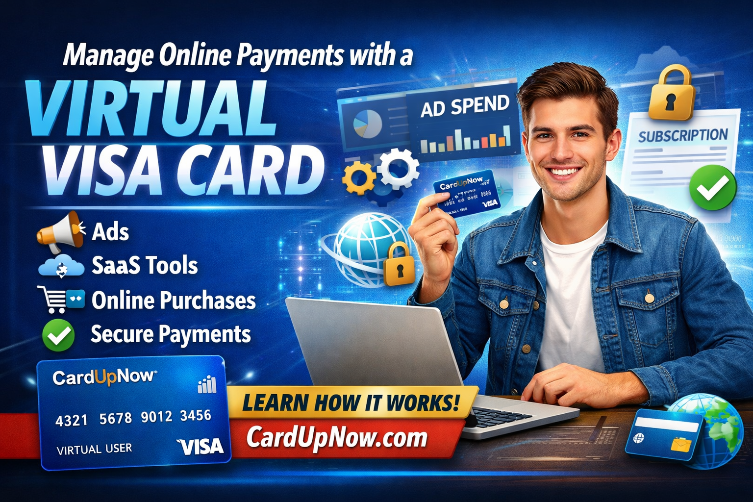 CardUpNow Virtual Visa Card: A Simple Guide to Secure Online Payments