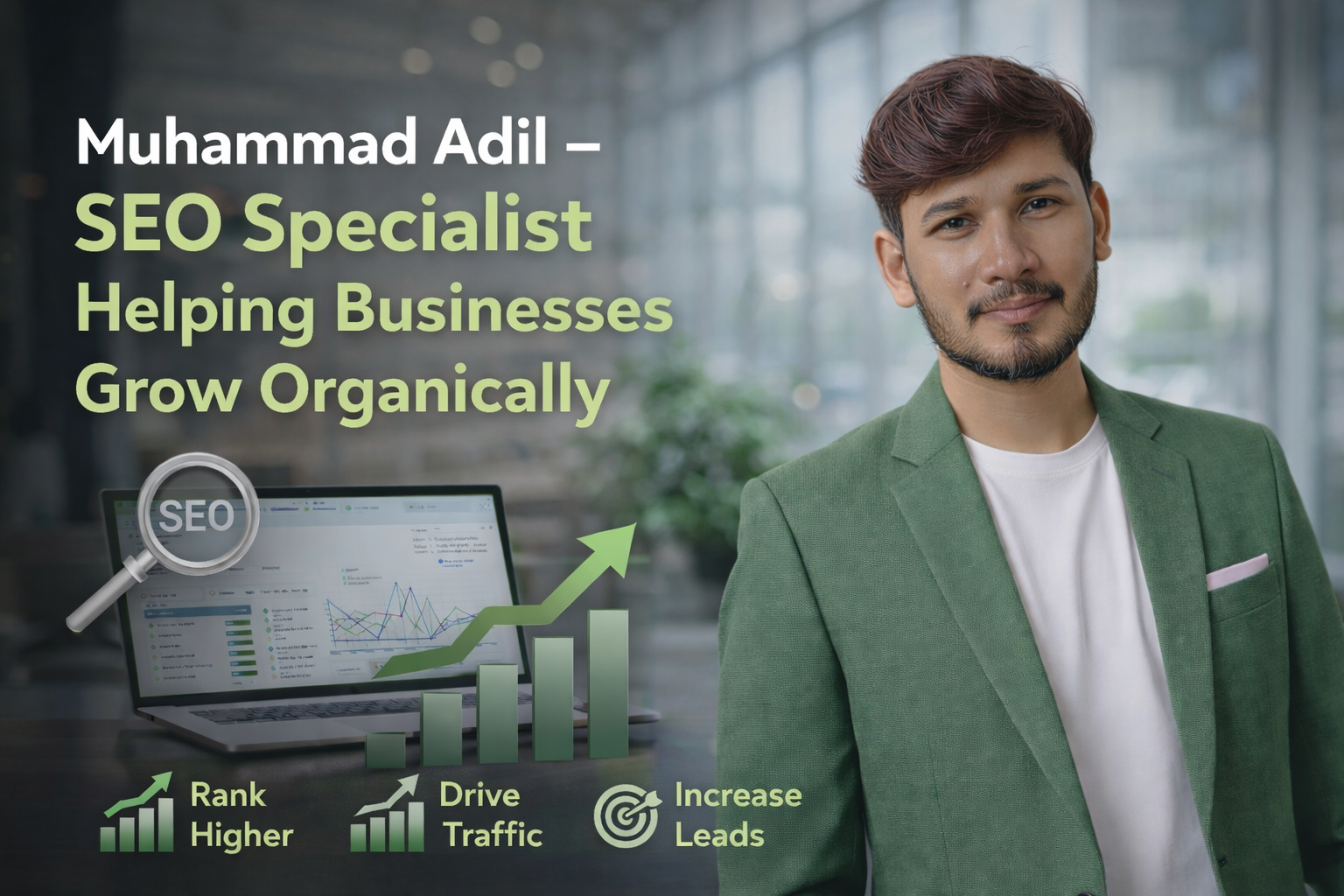 Muhammad Adil — SEO Specialist Helping Businesses Grow Organically